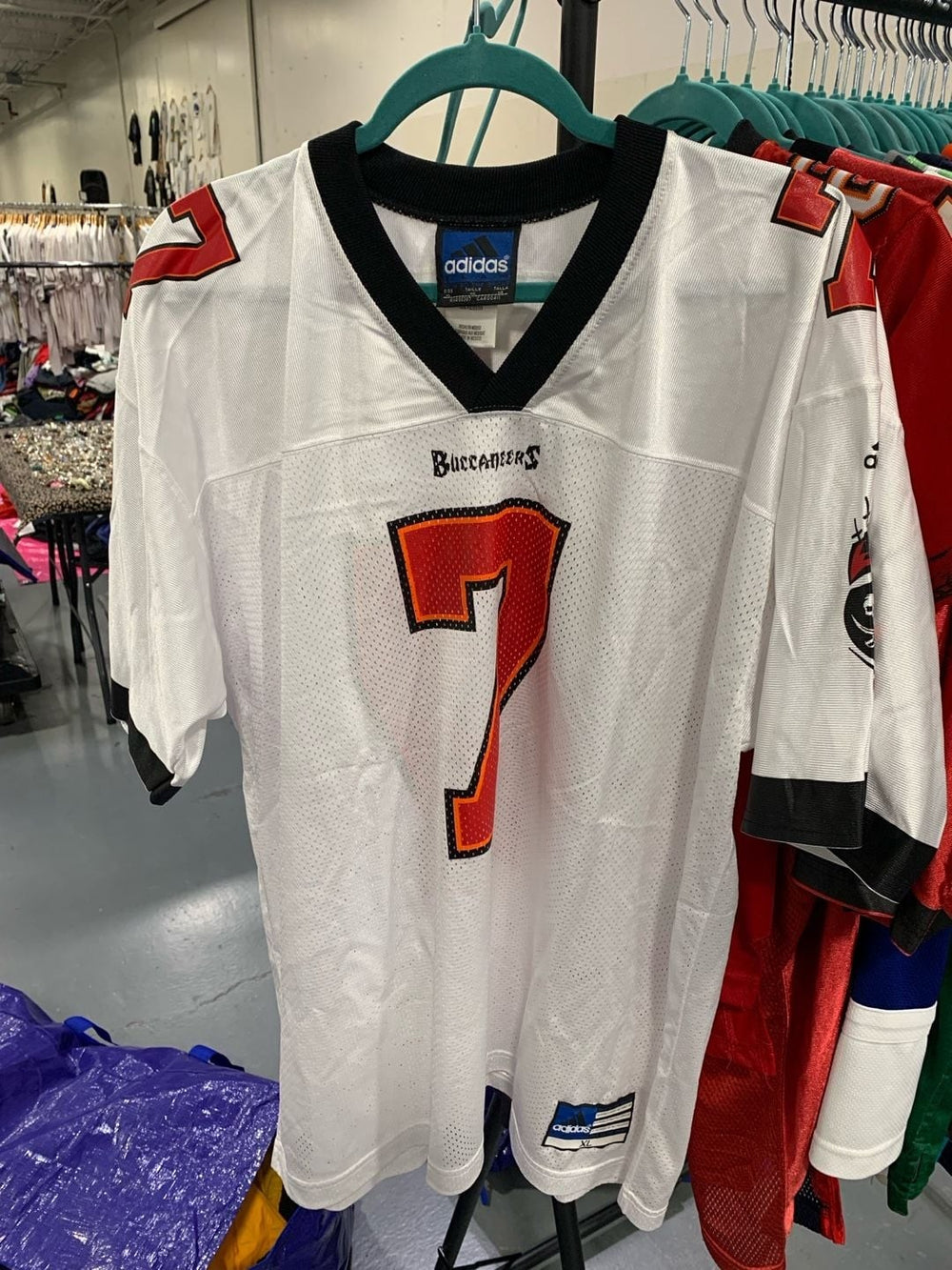 Vintage Adidas Tampa Bay Buccaneers Martin Gramatica #7 NFL Jersey White Size XL