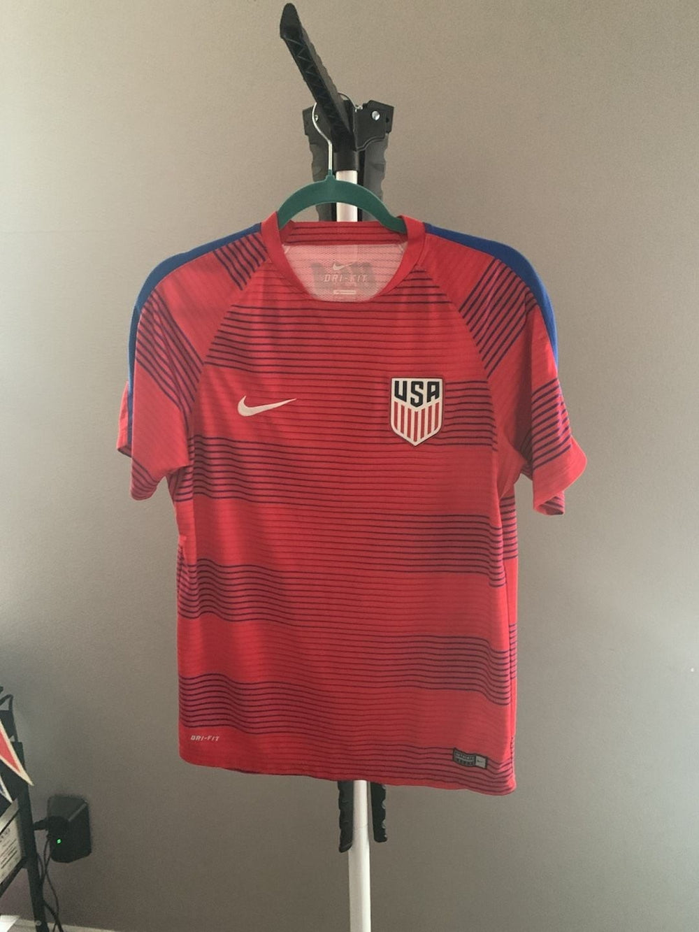 Nike USMNT USA National Team Dri-Fit Pre-Match Training Soccer Jersey