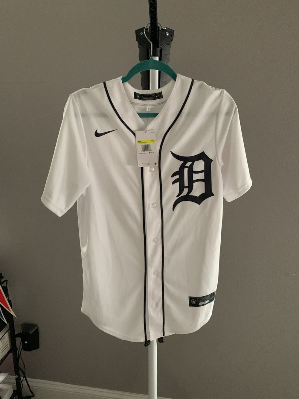 Nike Detroit Tigers Home Blank Replica MLB Baseball Jersey