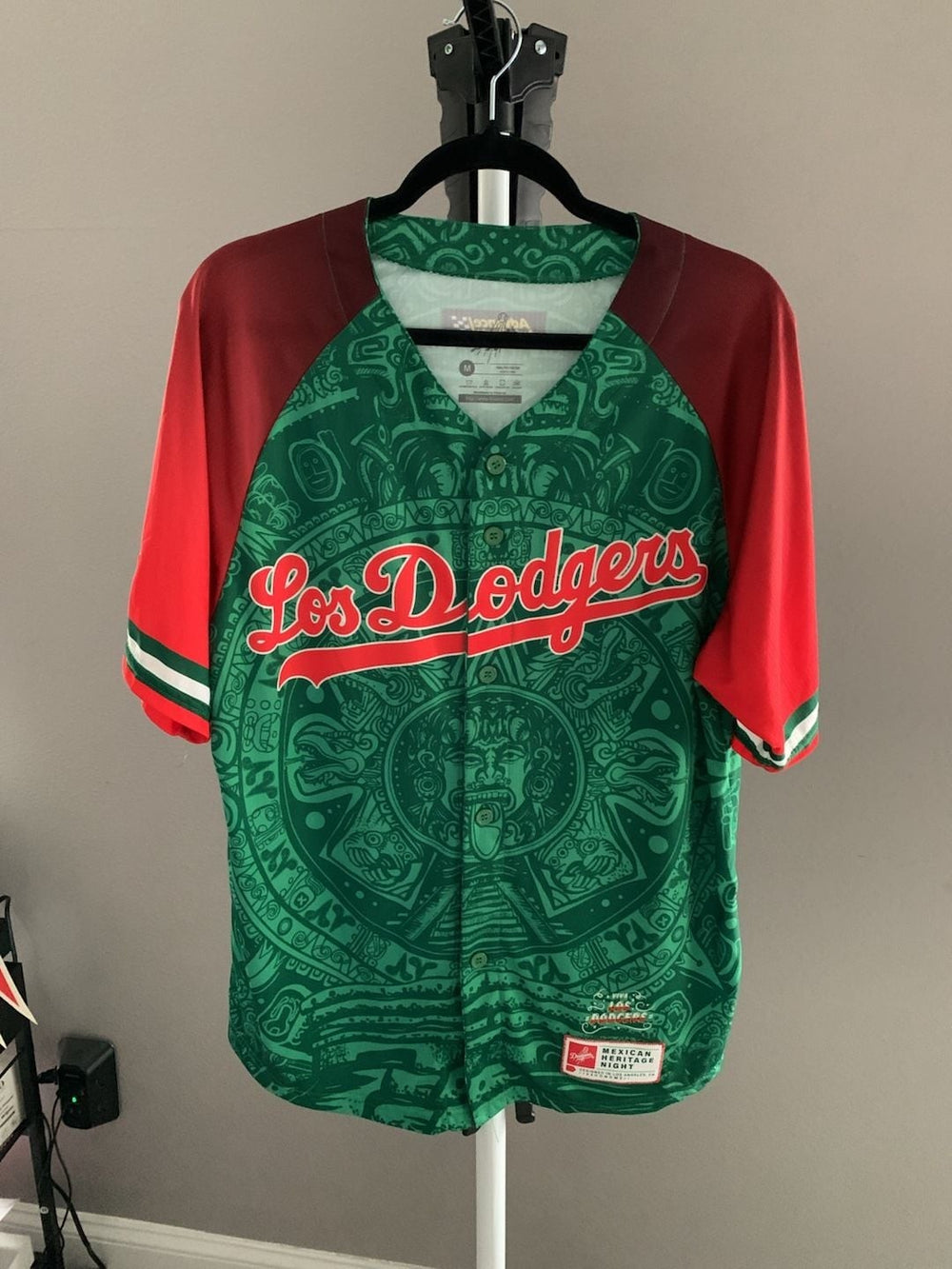Los Angeles Dodgers Mexican Heritage Night 2024 Promotional Baseball Jersey