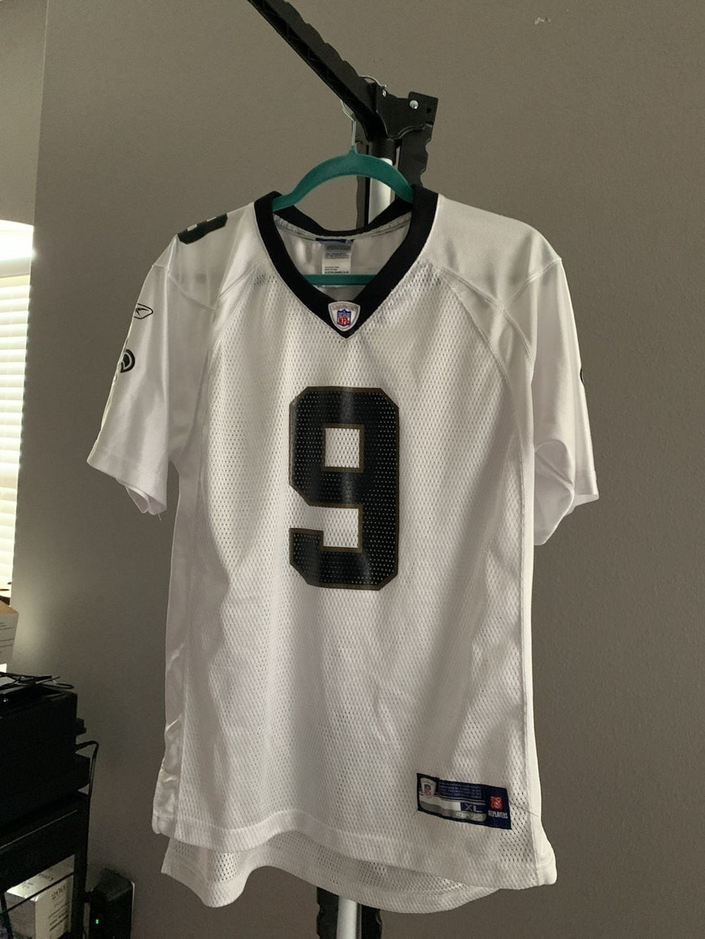 Reebok New Orleans Saints Drew Brees #9 White Jersey Size XL