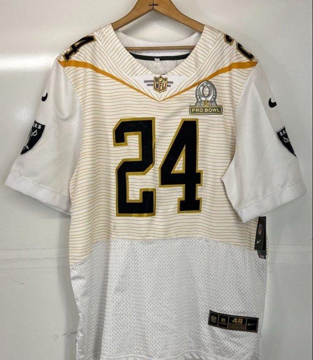 Nike Charles Woodson Oakland Raiders 2016 Pro Bowl Elite Jersey Size 48