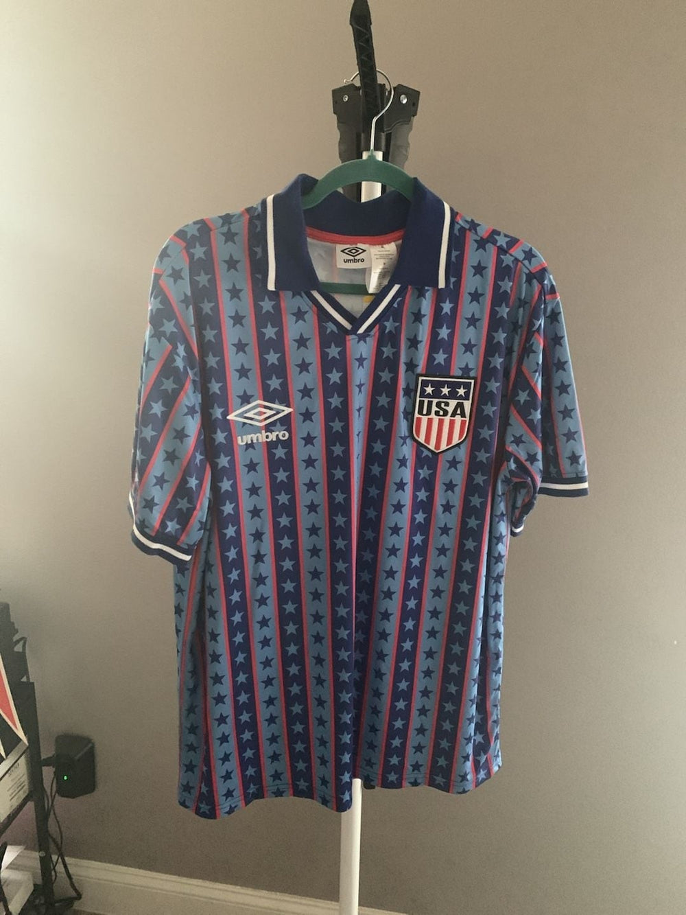 Umbro Team USA Star Pattern Soccer Jersey