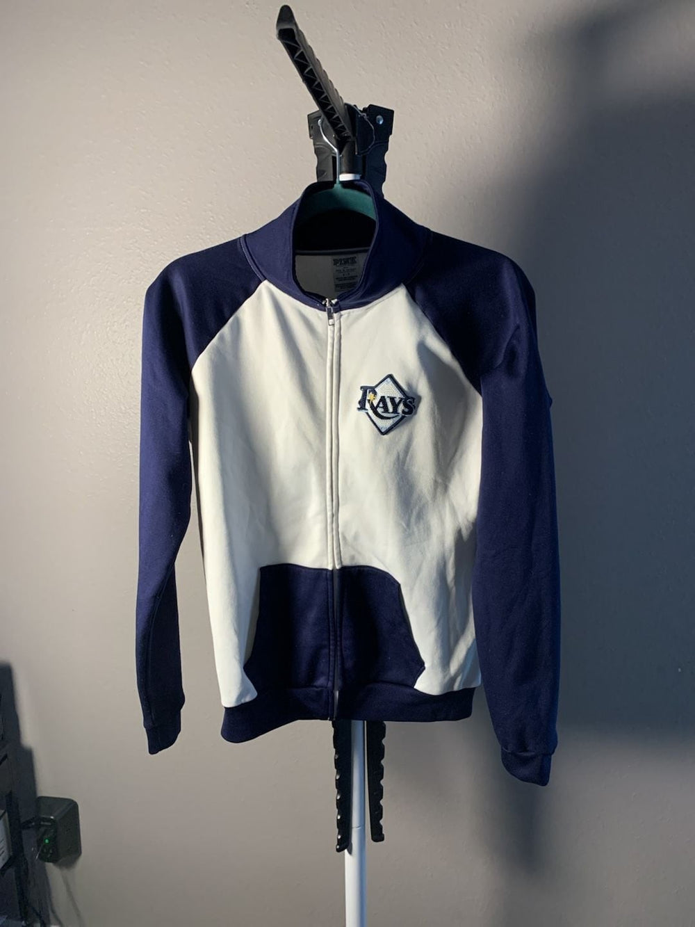 PINK Victoria's Secret x 5th & Ocean Tampa Bay Rays MLB Full-Zip Track Jacket