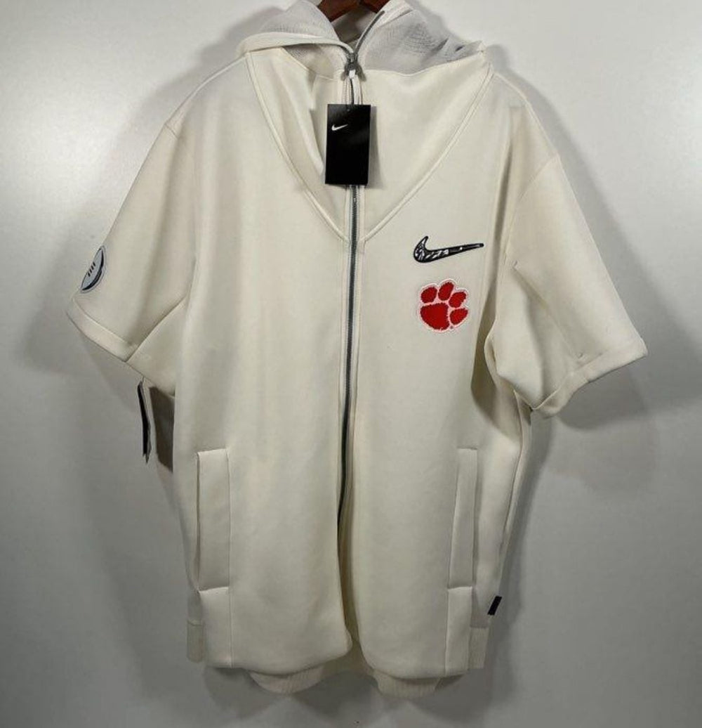 Nike Clemson Tigers Showout Full-Zip Short Sleeve Hoodie