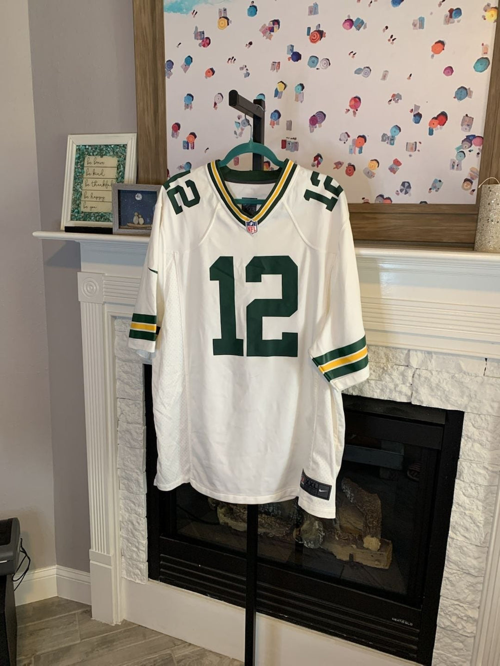 Nike Green Bay Packers Aaron Rodgers 12 Jersey XXL