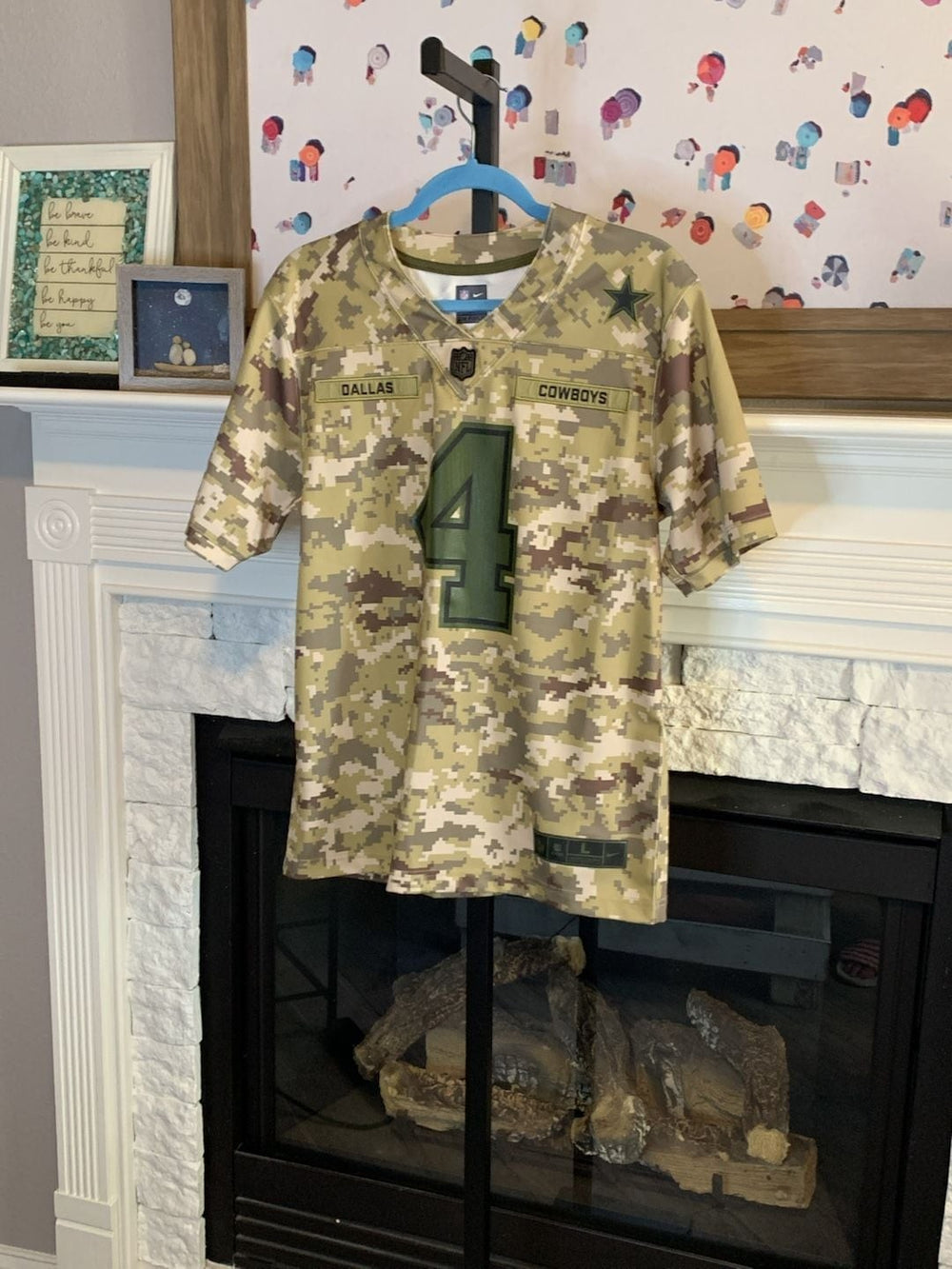 Nike Dallas Cowboys Dak Prescott Salute to Service Jersey Size L
