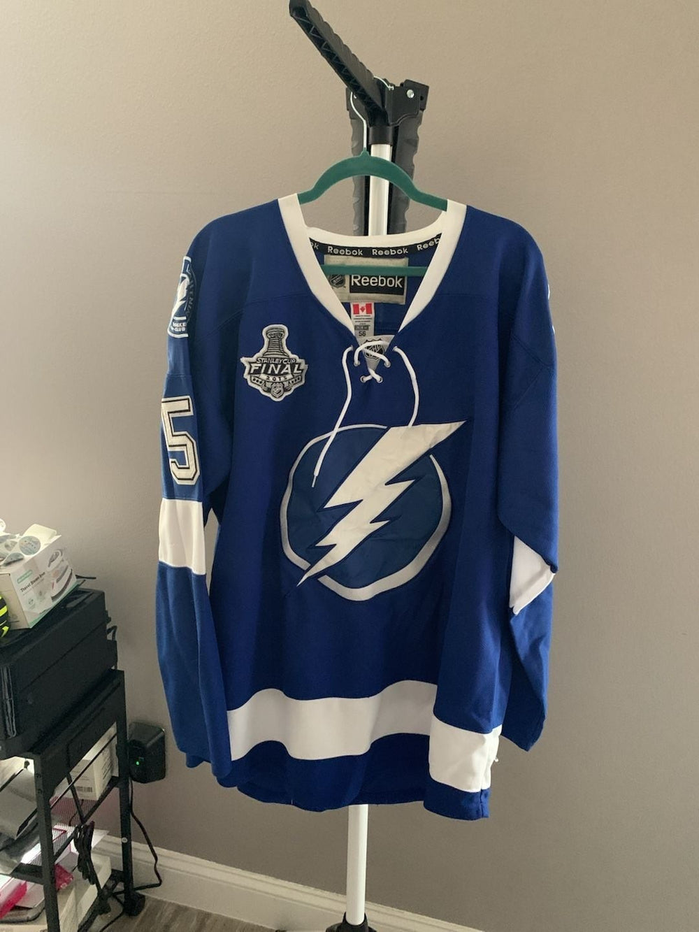 Valtteri Filppula Tampa Bay Lightning 2015 Stanley Cup Final Reebok Authentic Pr