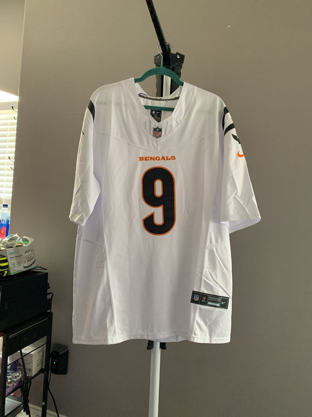 Nike Cincinnati Bengals Joe Burrow #9 Game Jersey White - Size XL
