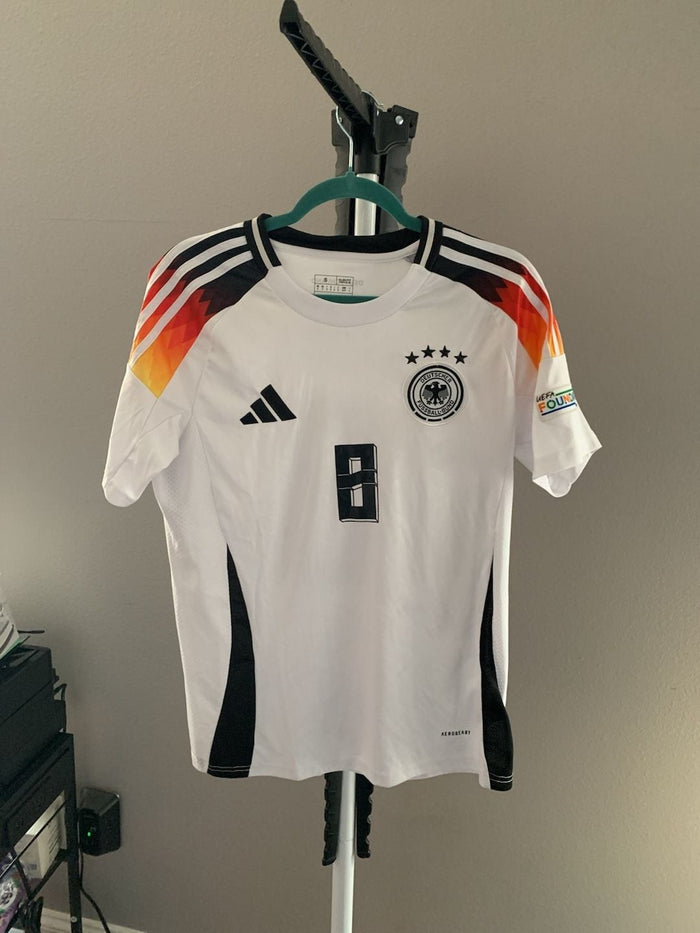 Adidas Germany 2024 Home Jersey Toni Kroos #8 Euro 2024