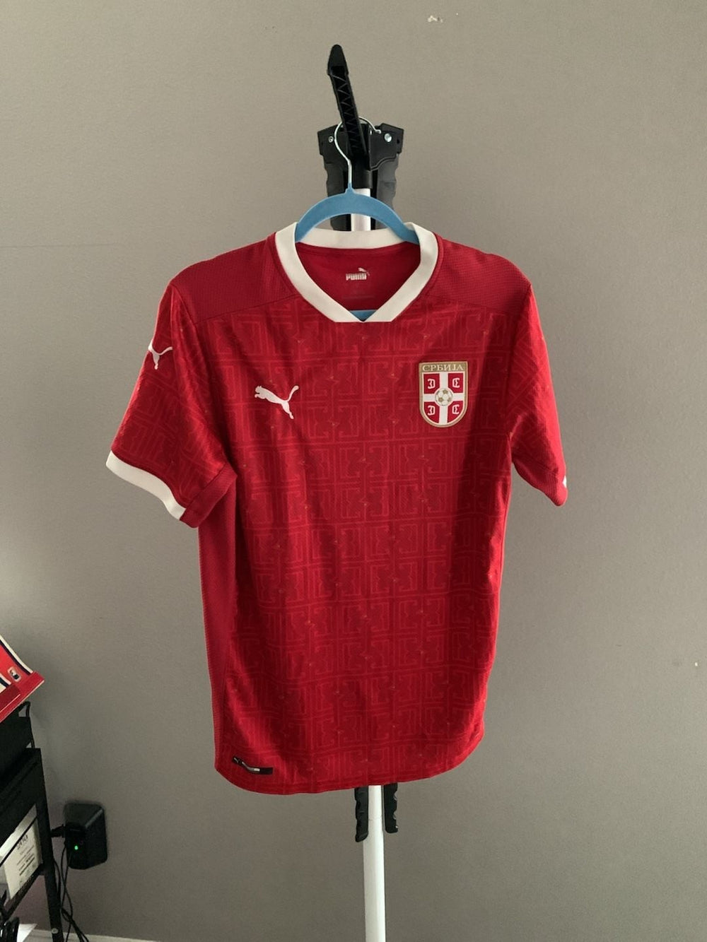 Puma Serbia 2020-2021 Men's Home Soccer Jersey