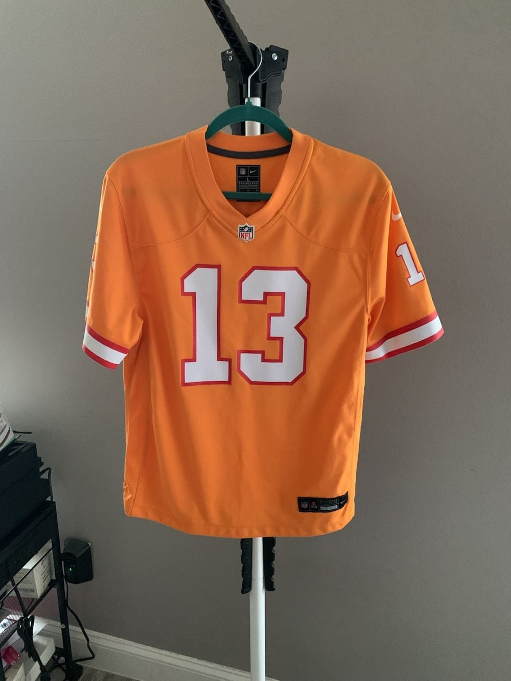Nike Tampa Bay Buccaneers Mike Evans #13 Orange Throwback Game Jersey