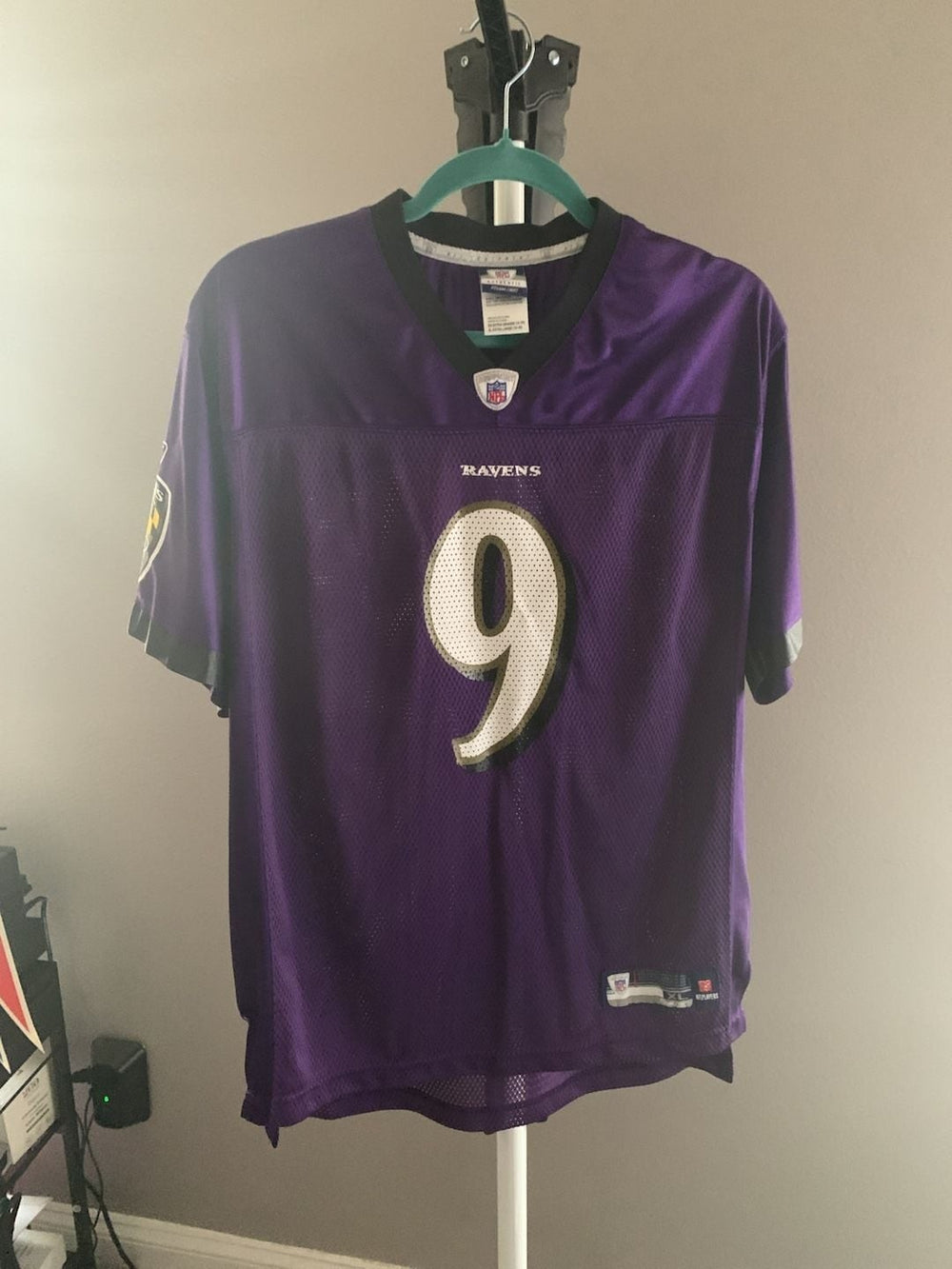 Reebok Baltimore Ravens Steve McNair #9 NFL Jersey Youth XL (18-20)