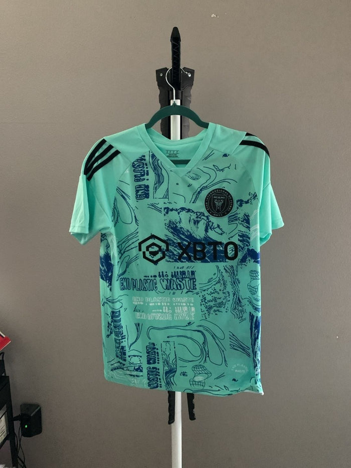 Adidas Inter Miami CF 2023 One Planet 'Ocean Pulse' Graphic Jersey