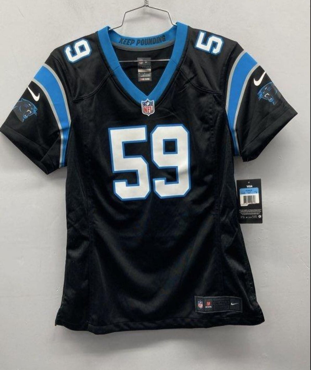 Nike Women's Luke Kuechly #59 Carolina Panthers On Field Game Jersey - Size M