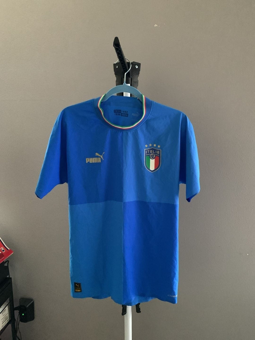 Puma Italy 2022-23 Authentic Ultraweave Home Soccer Jersey