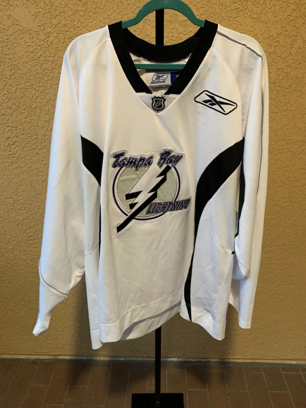 Reebok Tampa Bay Lightning NHL Hockey Jersey White Size XL
