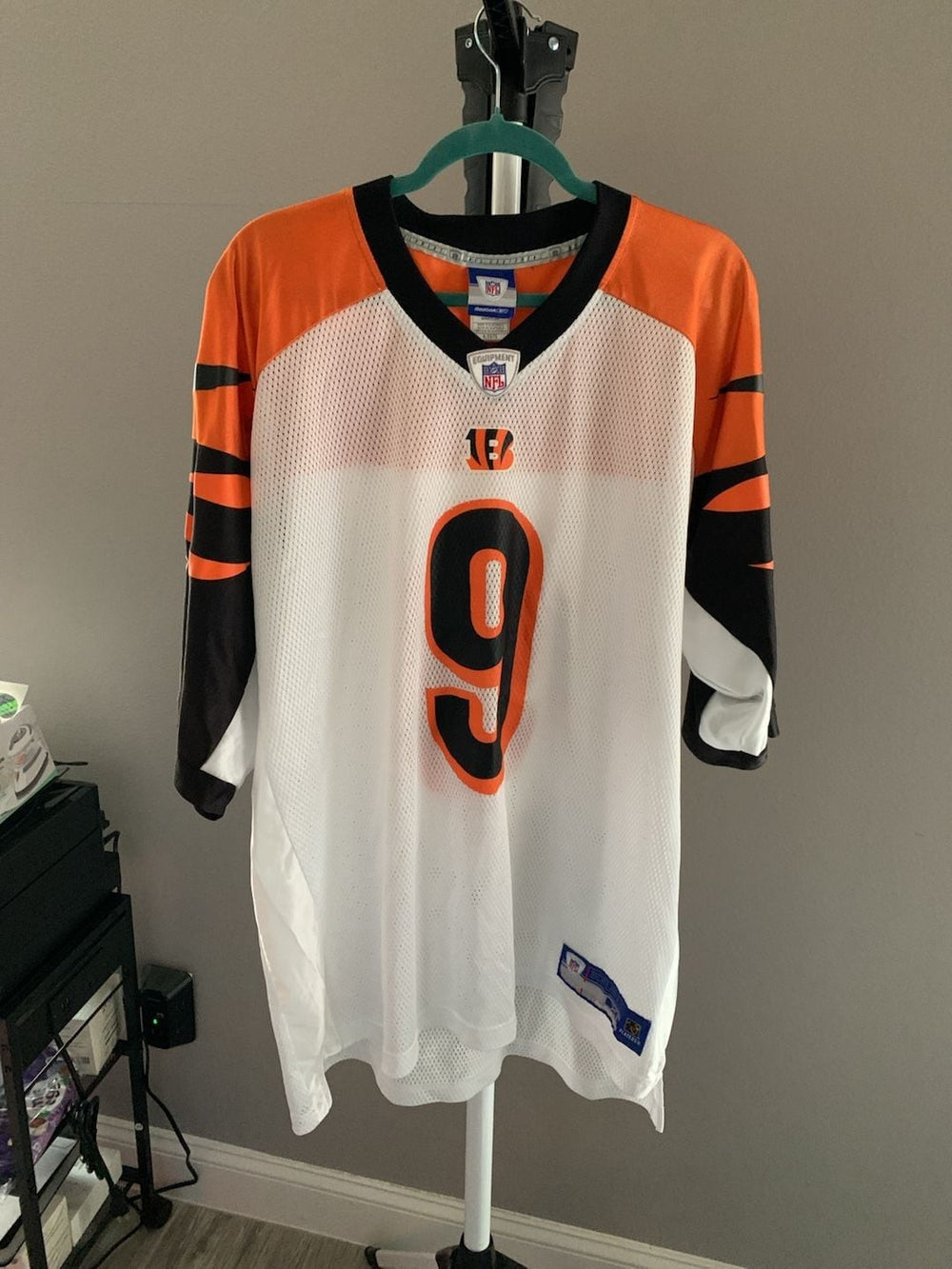 Vintage Reebok NFL Cincinnati Bengals Carson Palmer #9 Jersey White XL