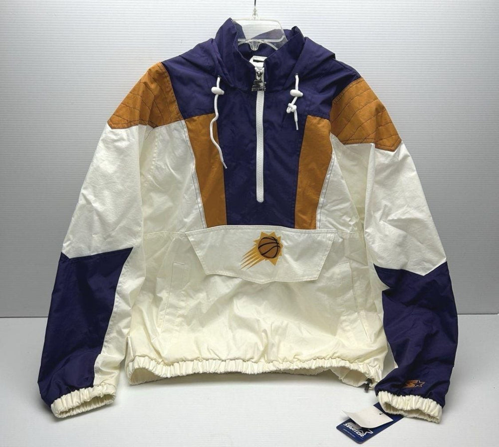 Starter Phoenix Suns NBA Pullover Anorak Jacket Size Large