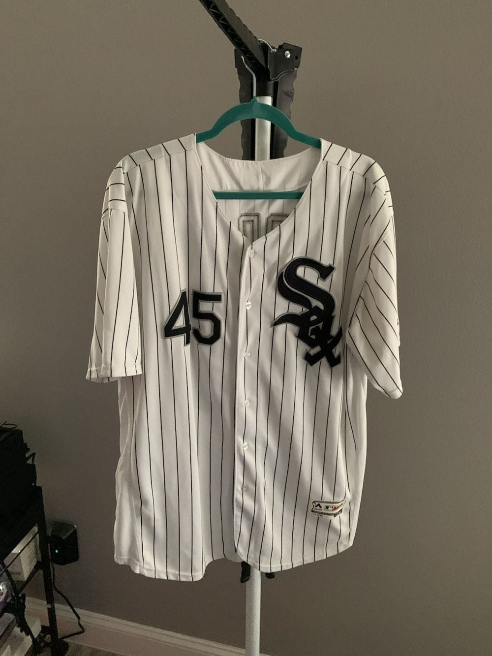 Majestic Chicago White Sox Michael Jordan 45 Authentic Flex Base Jersey Size 48