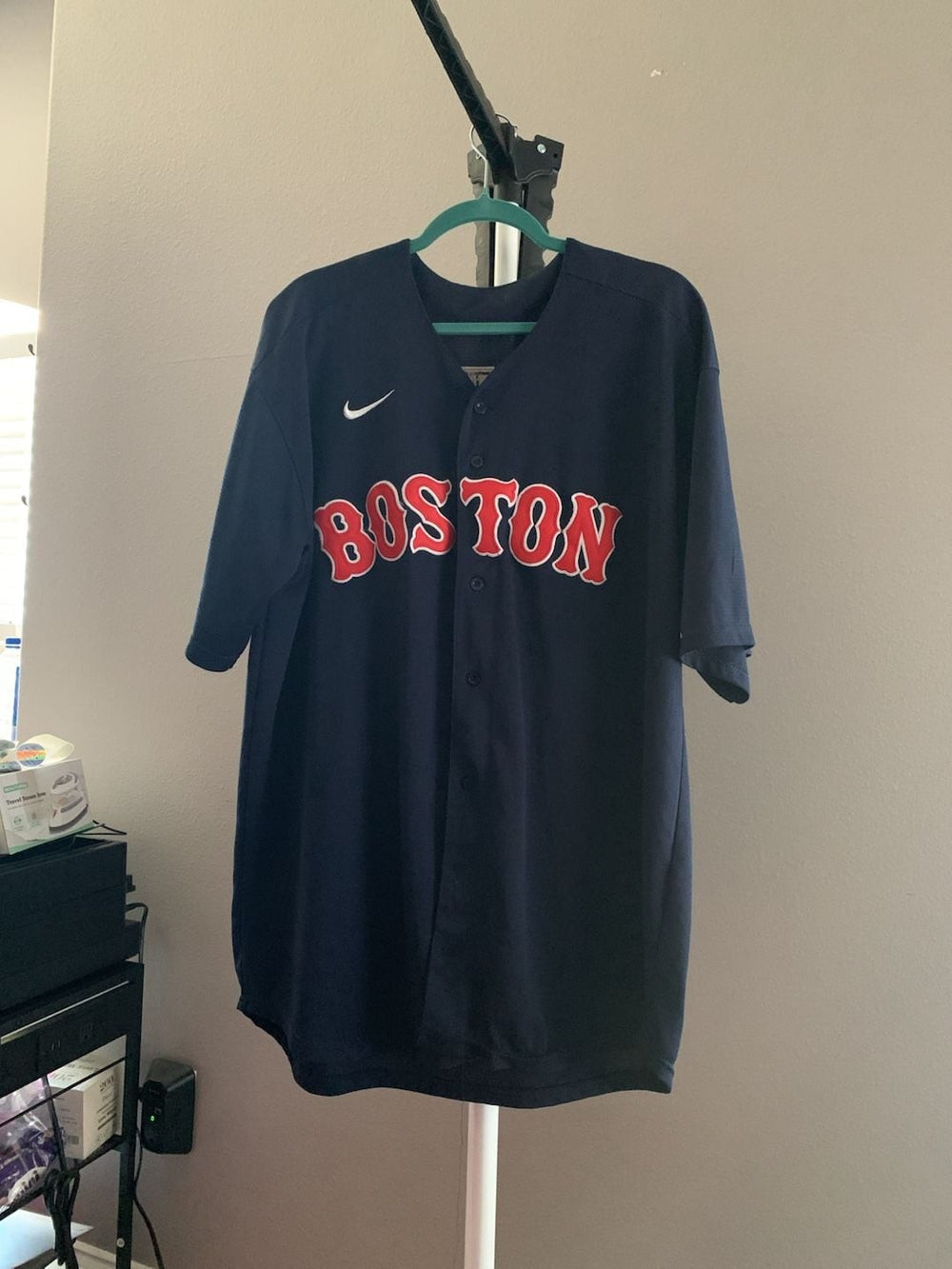 Nike David Ortiz #34 Boston Red Sox Navy Alternate Replica Jersey