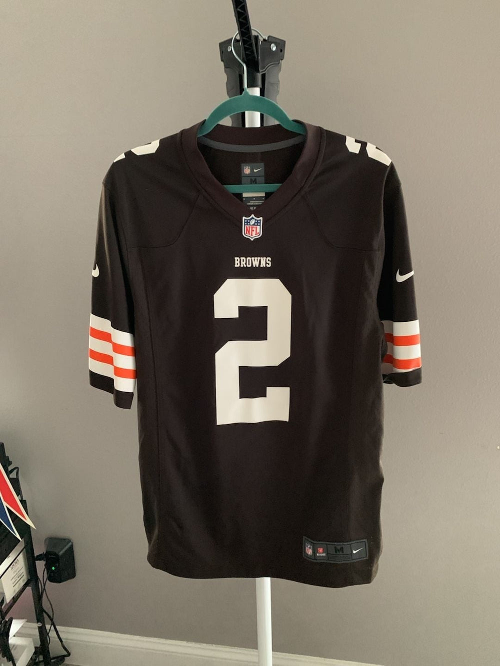 Nike Cleveland Browns Johnny Manziel #2 Game Jersey