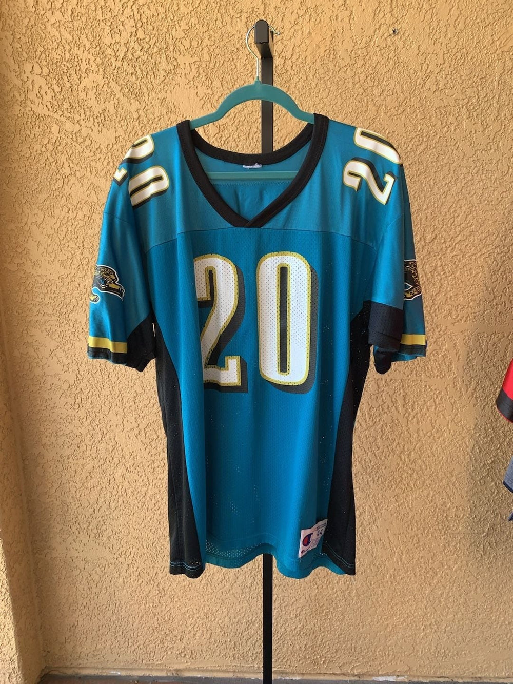 Vintage Champion Jacksonville Jaguars Natrone Means #20 Jersey Size 44