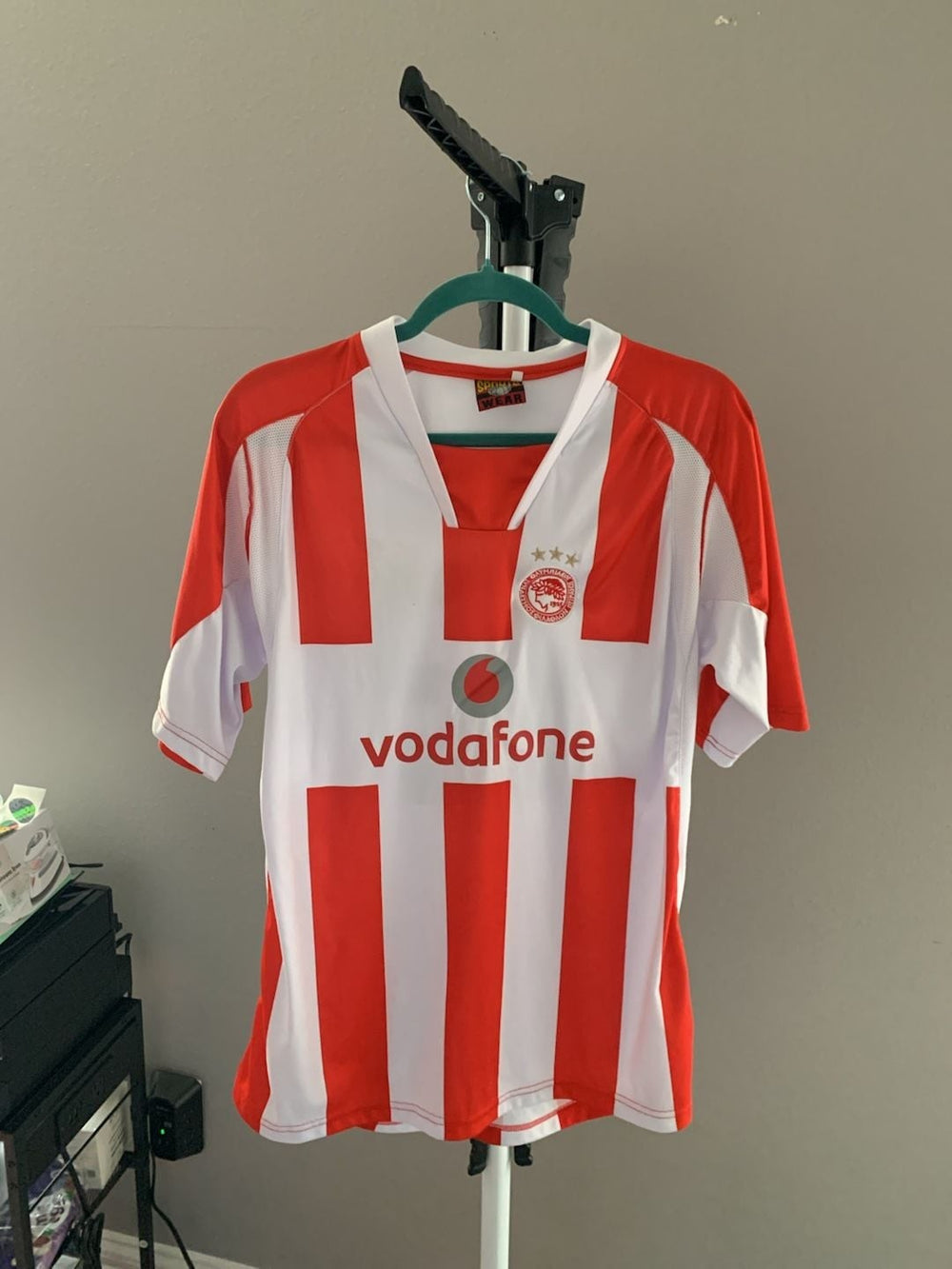 Olympiacos FC Lua Lua 32 Vodafone Home Soccer Jersey Size L
