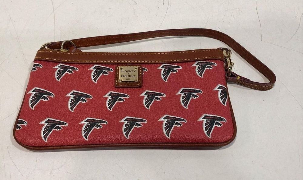 Dooney & Bourke Atlanta Falcons NFL Logo Wristlet Pouch