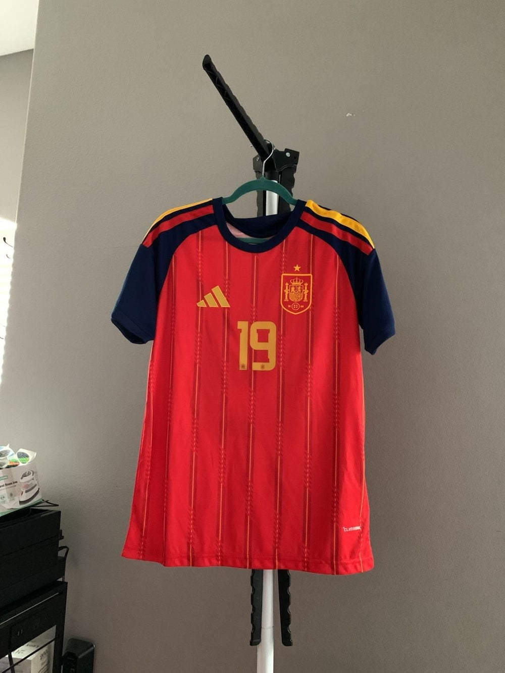Adidas Spain 2024 Home Lamine Yamal #19 Soccer Jersey