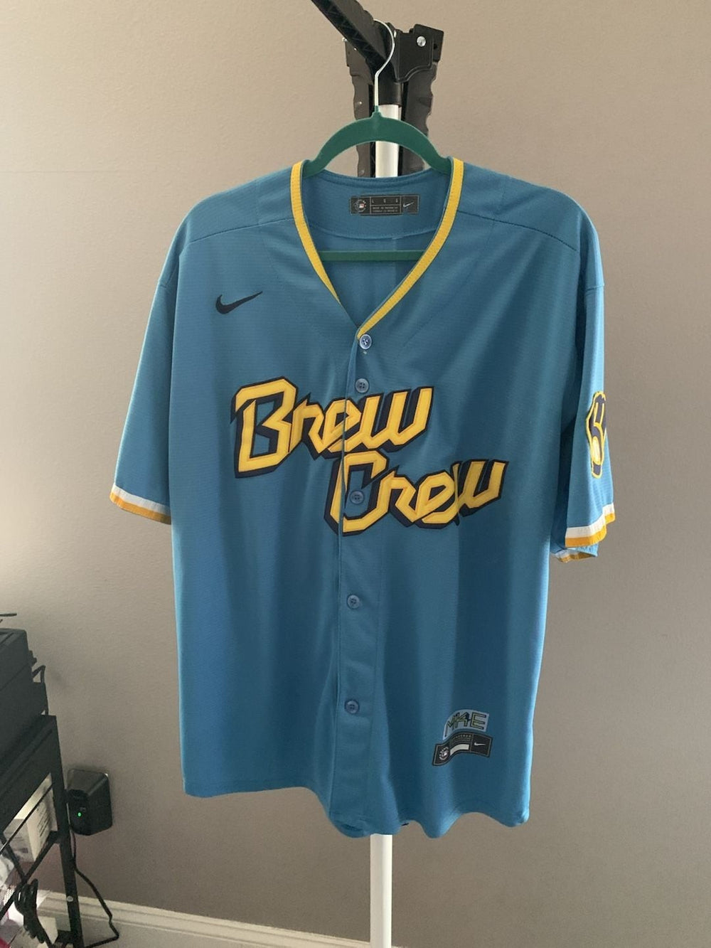 Nike Milwaukee Brewers City Connect 'Brew Crew' Baseball Jersey