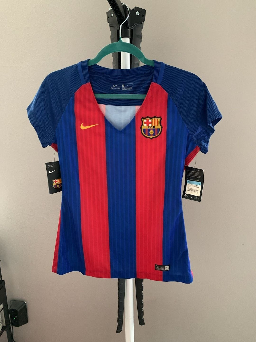 Nike FC Barcelona Women's 2016/17 Home Stadium Soccer Jersey