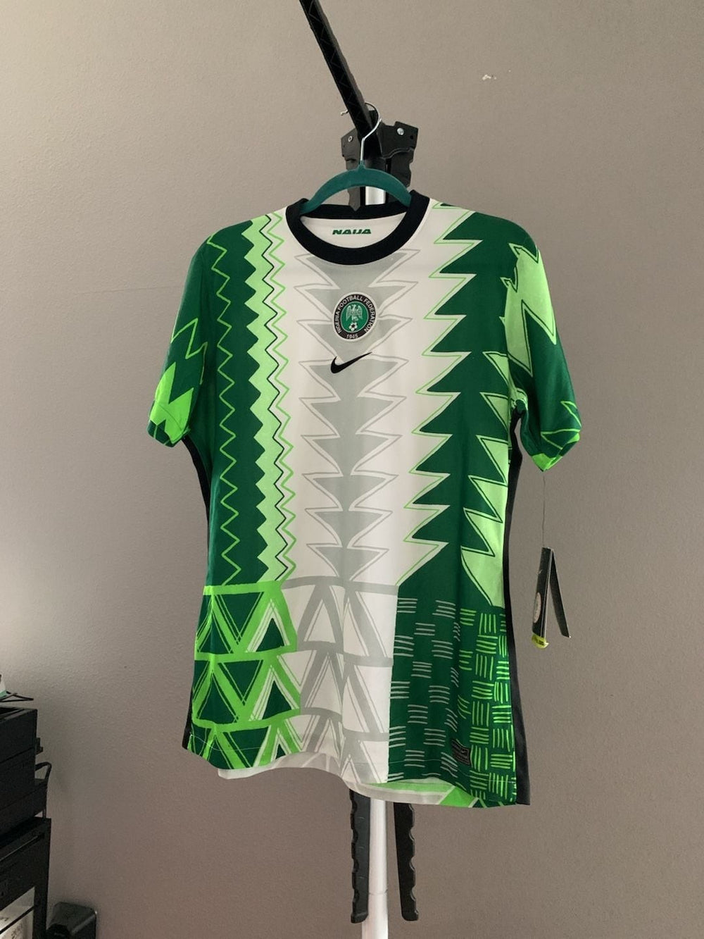 Nike Nigeria 2020-2021 Stadium Home Soccer Jersey