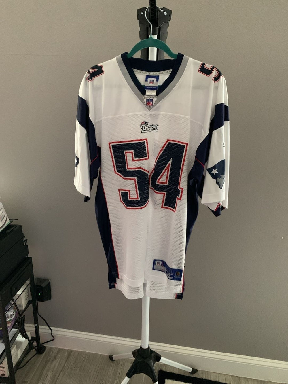 Reebok New England Patriots Tedy Bruschi 54 Jersey Size M