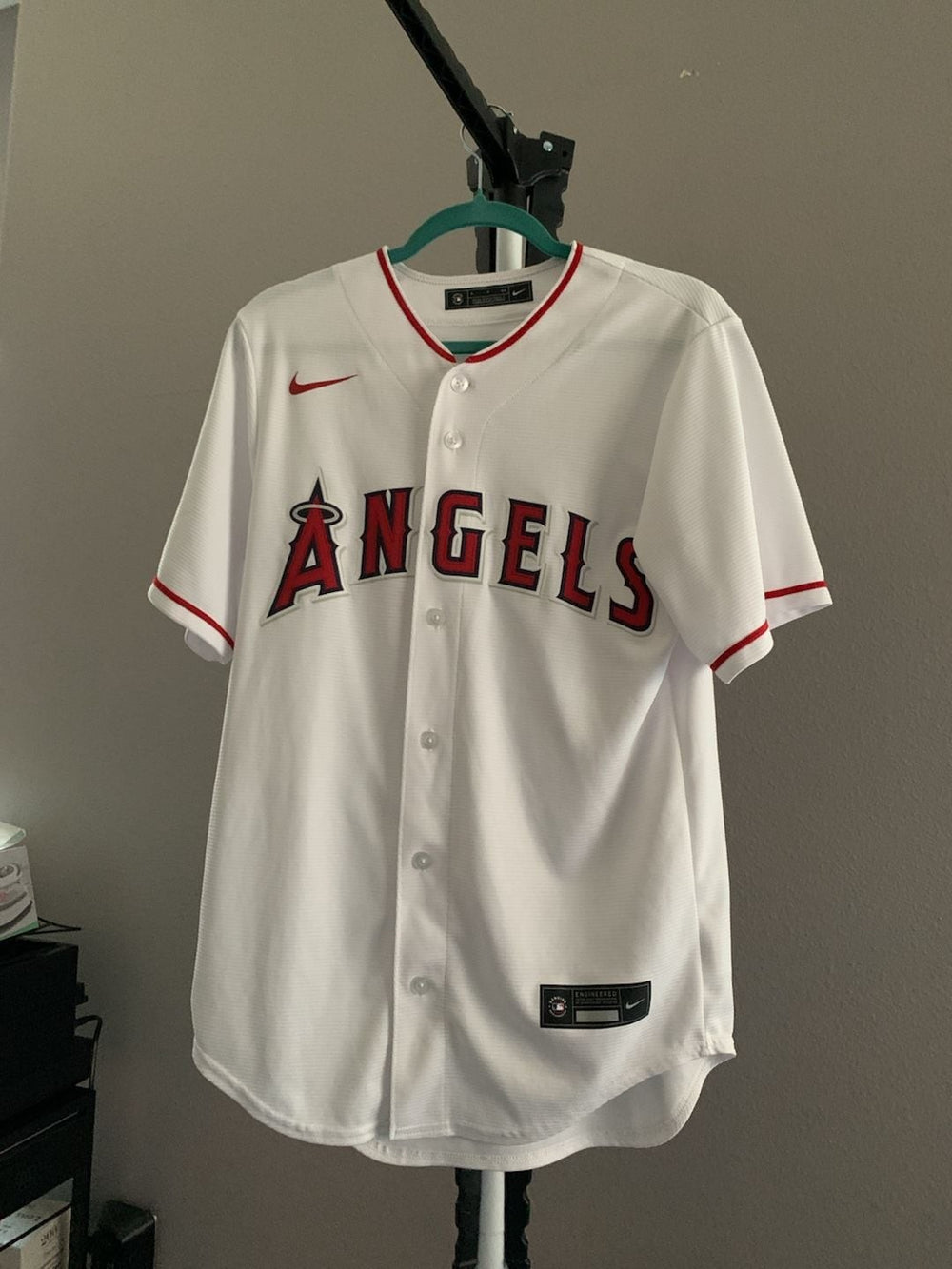 Nike Los Angeles Angels Mike Trout 27 MLB Baseball Jersey Size S