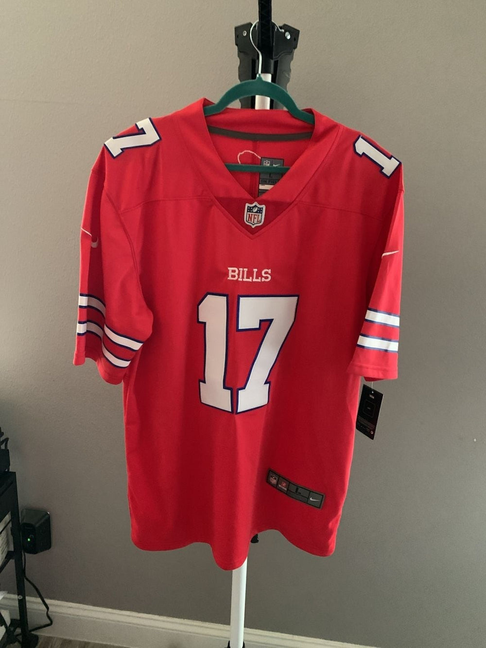 Nike Josh Allen Buffalo Bills #17 Red Game Jersey