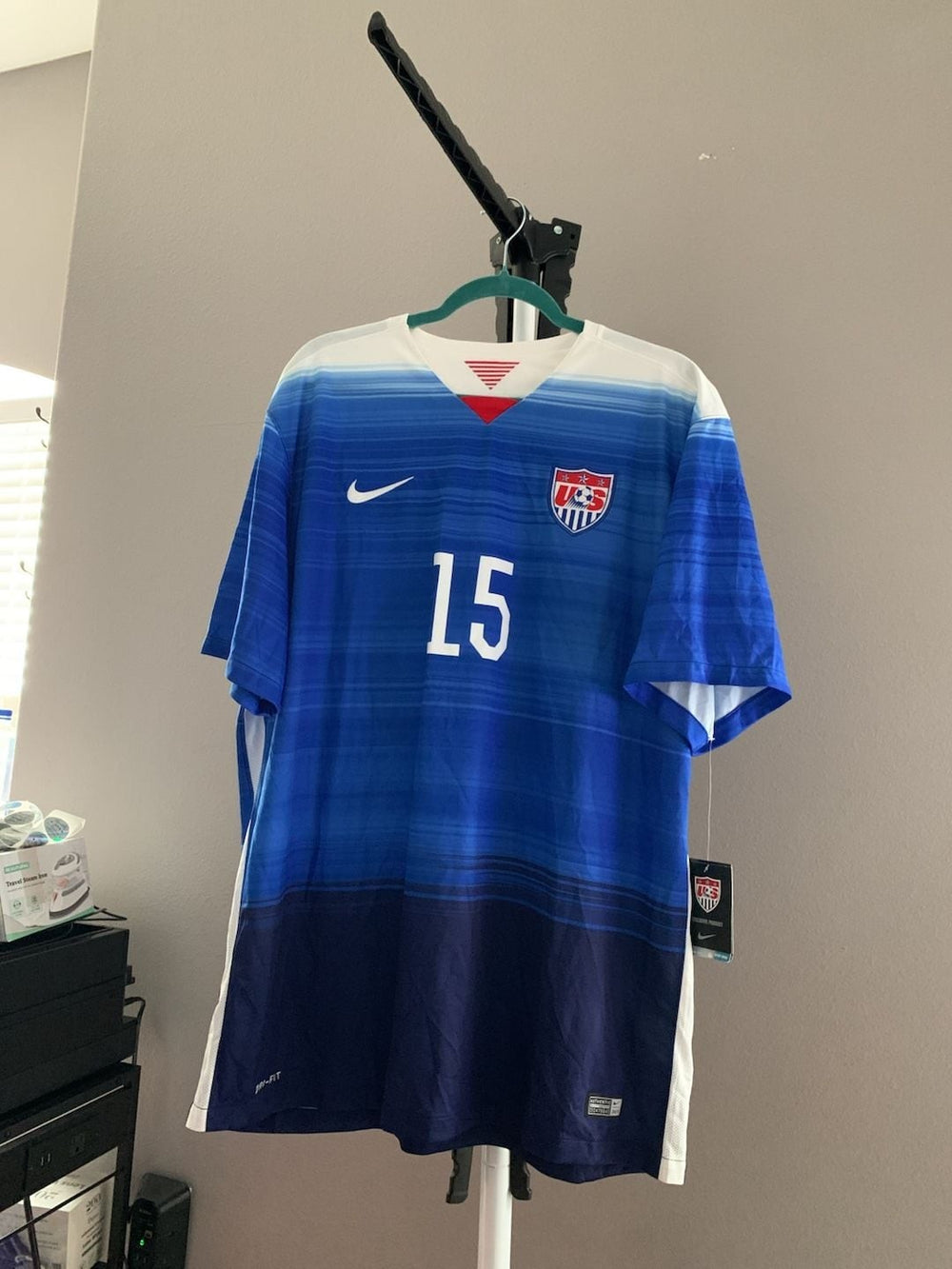 Nike USWNT 2015 Away Jersey Megan Rapinoe #15 XXL