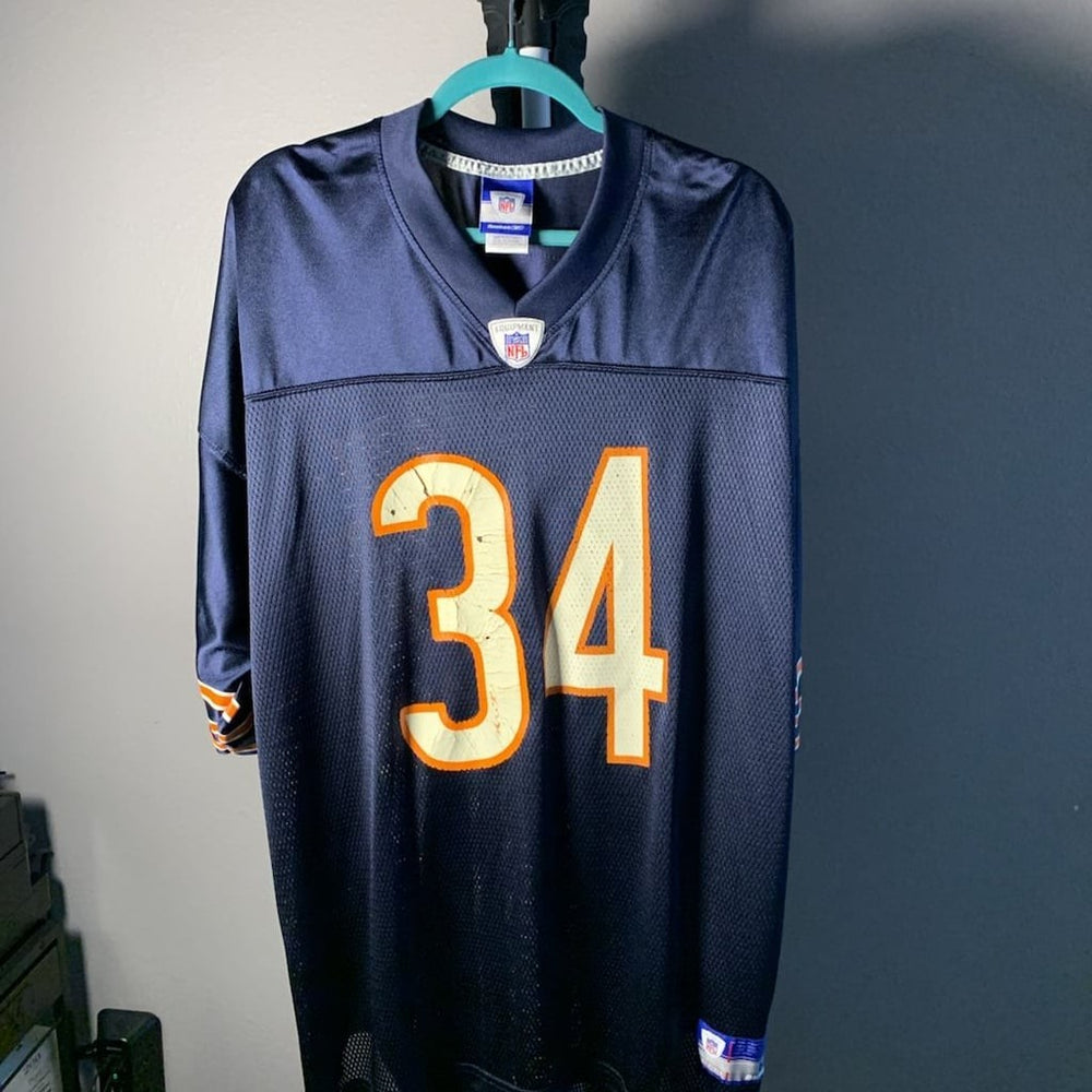 Reebok NFL Equipment Chicago Bears #34 Walter Payton Replica Jersey 3XL