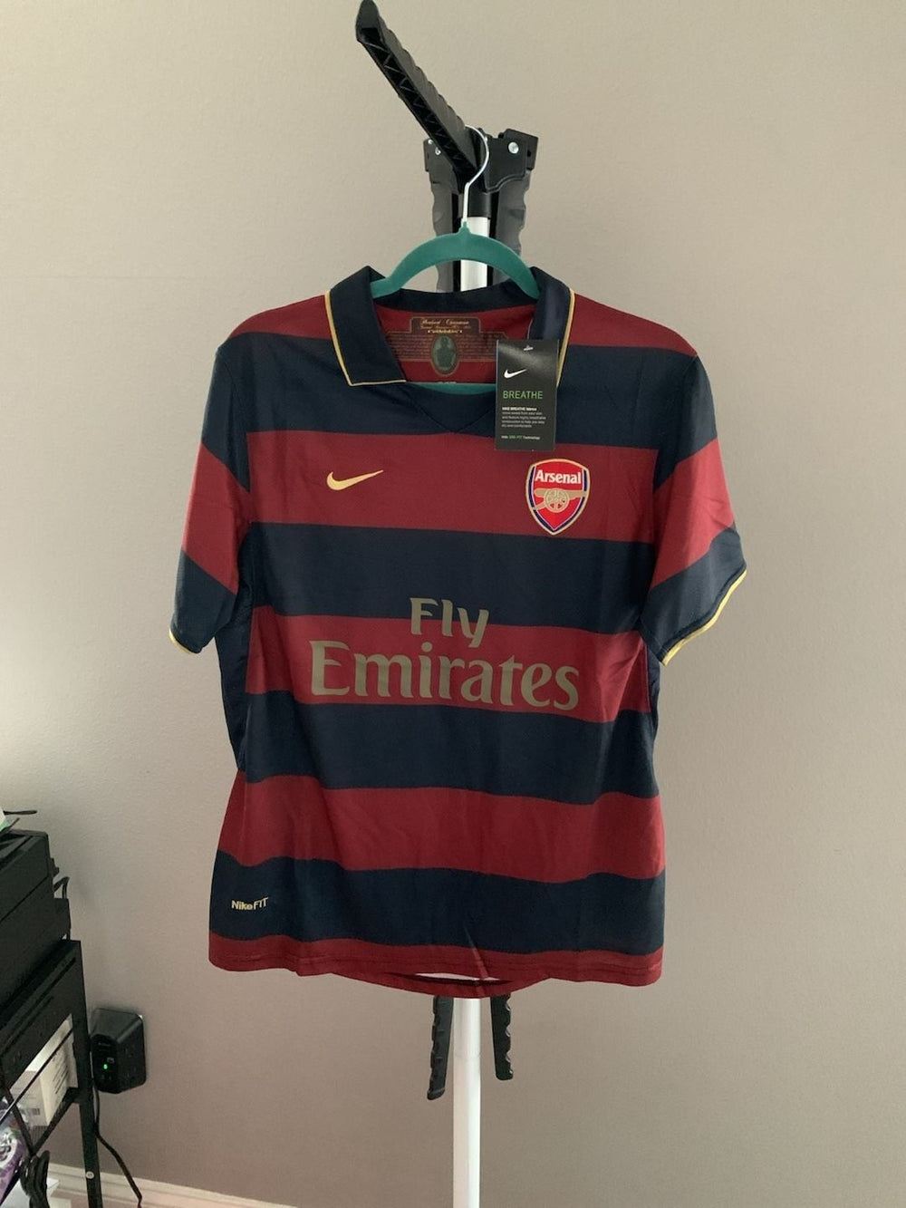 Nike Arsenal 2007-2008 Third Jersey Fabregas #4 Herbert Chapman Tribute