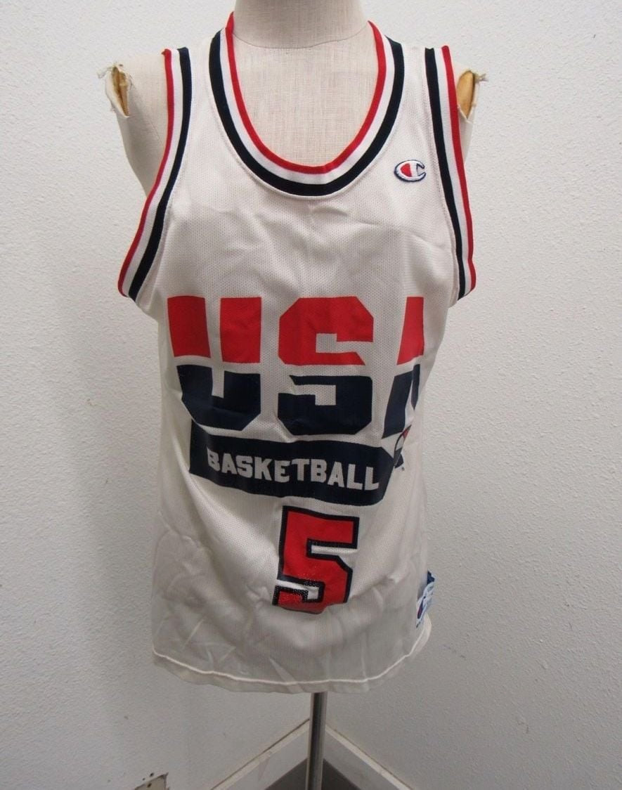 Champion David Robinson USA Basketball 1992 Dream Team Jersey Size 44