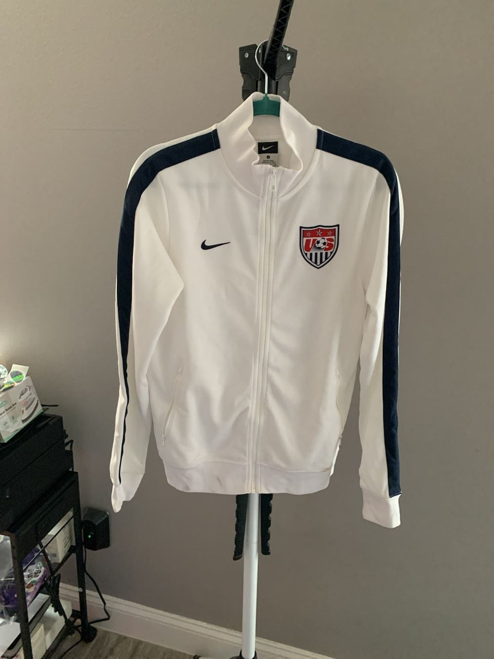 Nike Team USA Soccer N98 Tribute Track Jacket White