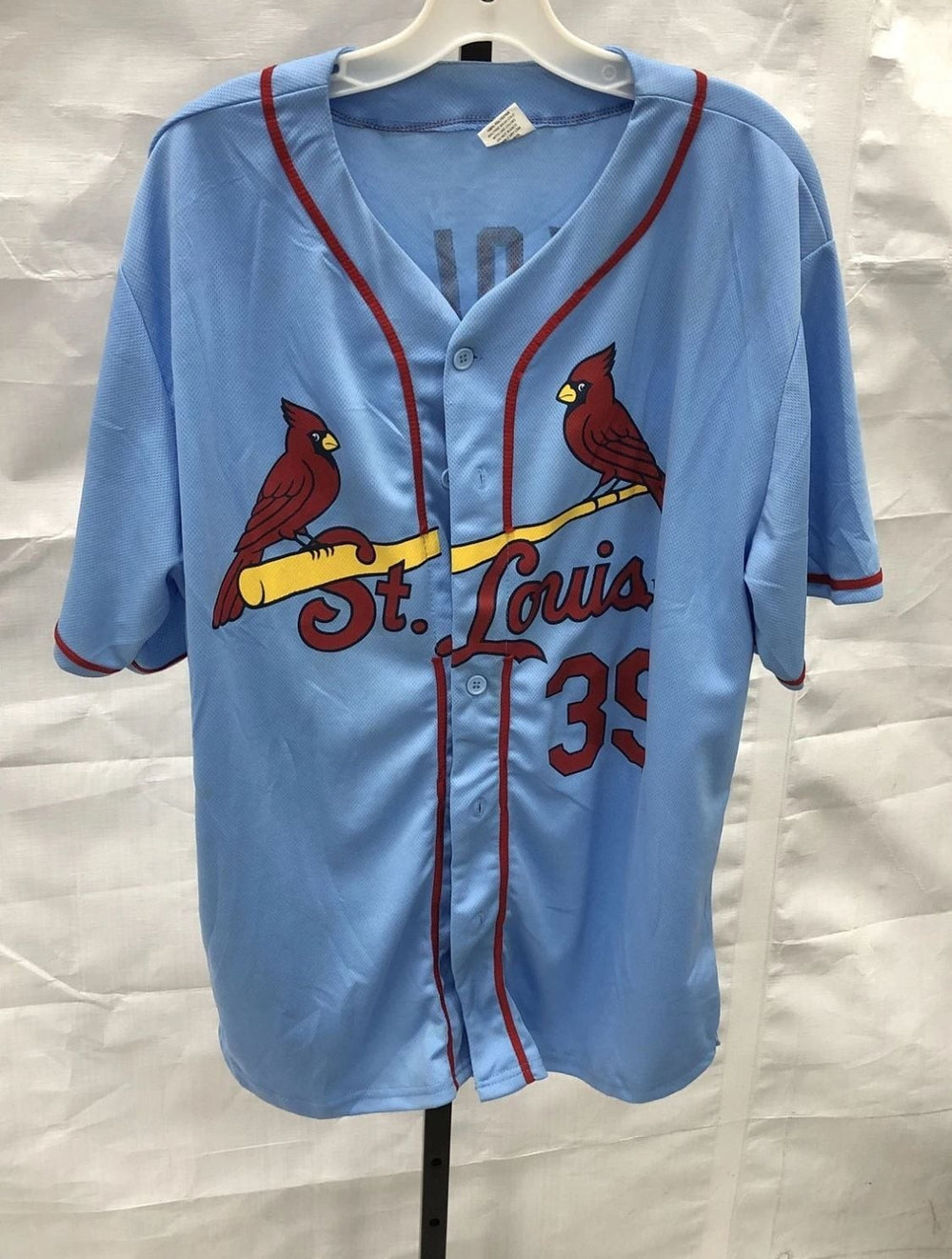 St. Louis Cardinals Miles Mikolas #39 Powder Blue Baseball Jersey Size XL