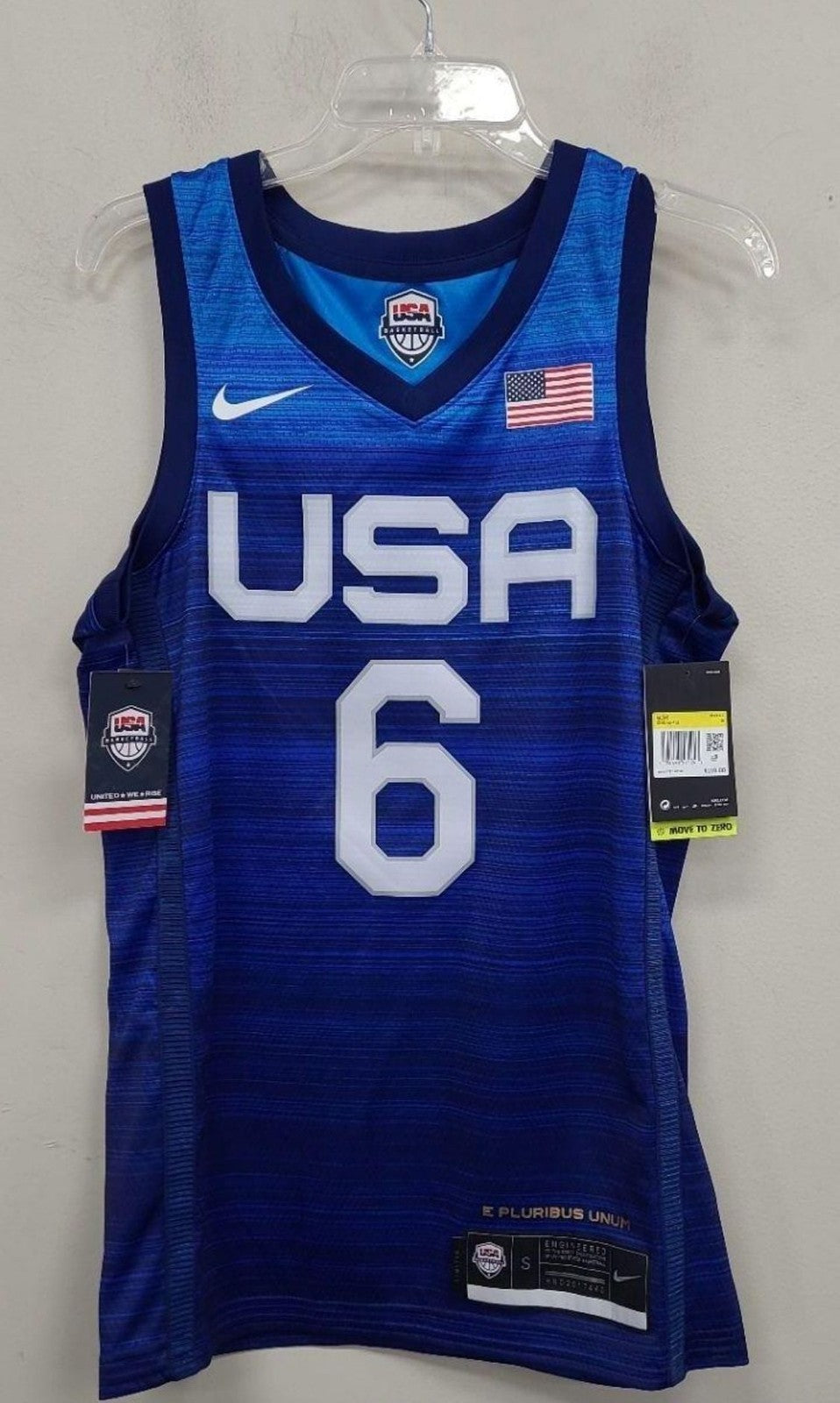 NWT Nike Damian Lillard Team USA 2020 Tokyo Olympics Basketball Jersey Size Smal