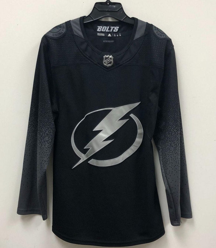 Adidas Tampa Bay Lightning Authentic Alternate "Disrupt" Jersey Size 42