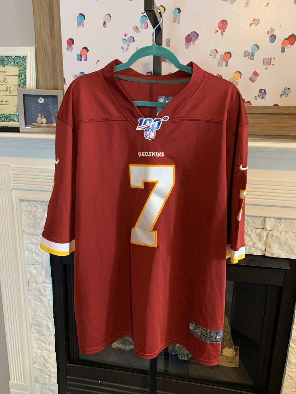 Nike Washington Redskins Dwayne Haskins Jr. #7 NFL 100th Anniversary Jersey XL
