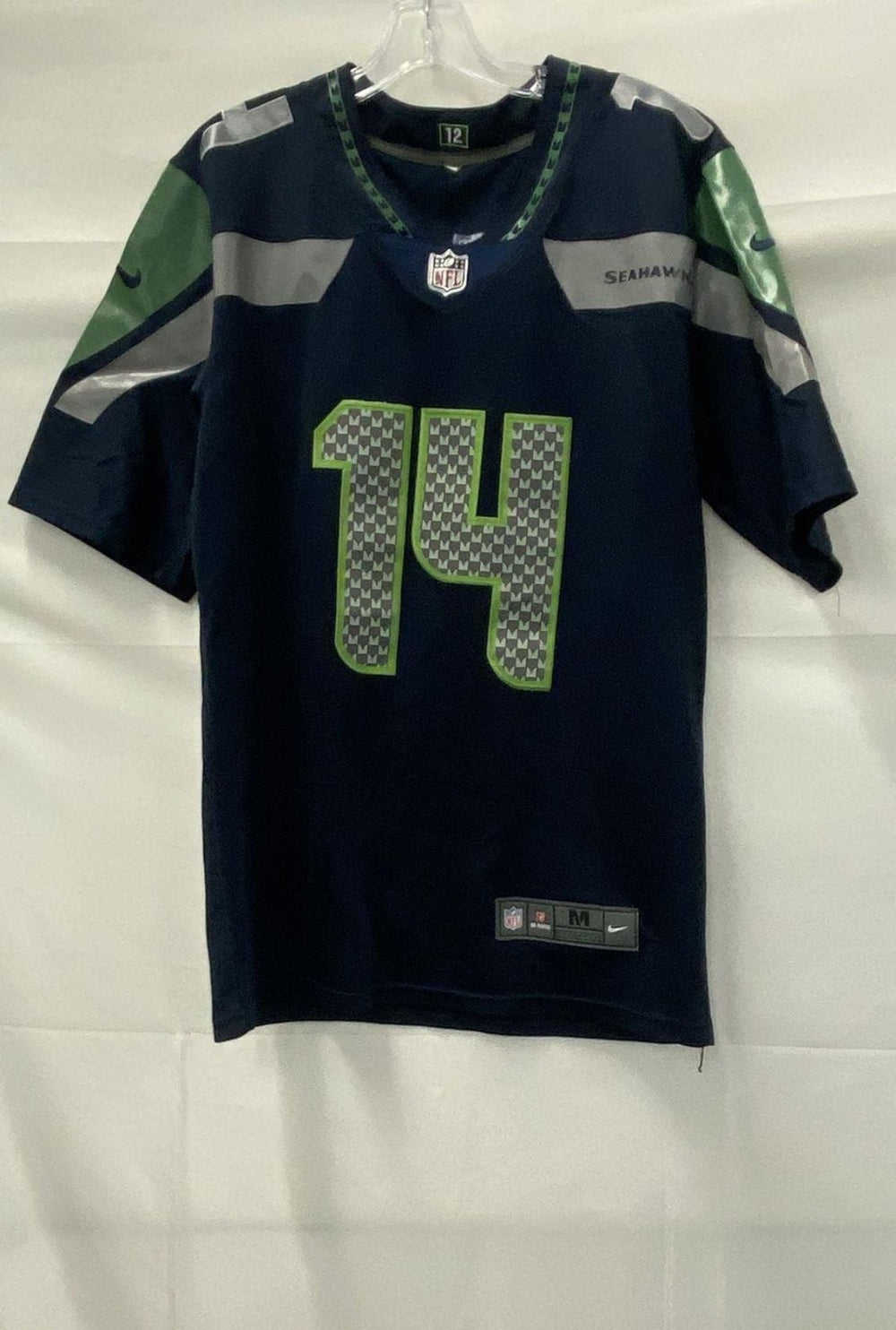 Nike NFL Seattle Seahawks DK Metcalf #14 Navy On Field Youth Jersey Size M