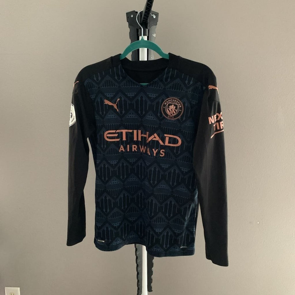 Puma Manchester City 2020-21 Away Long Sleeve Jersey - 'REYES 07' Custom
