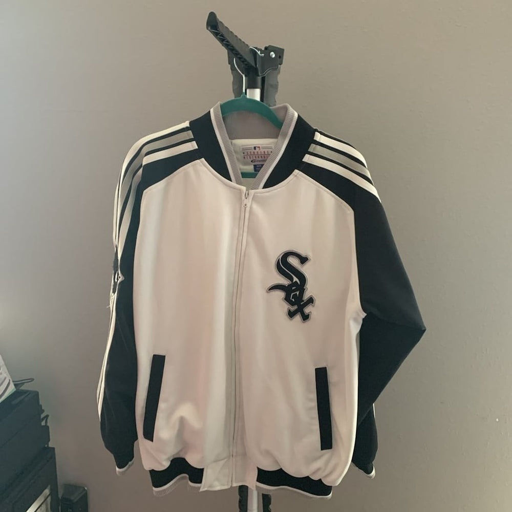 G-III Sports Chicago White Sox Track Jacket Size M
