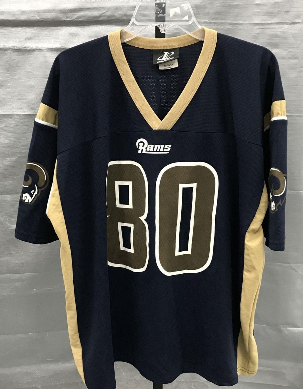 Vintage Isaac Bruce #80 St. Louis Rams Logo Athletic NFL Jersey XL