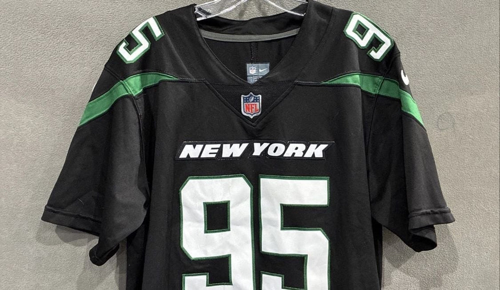 Quinnen Williams New York Jets Nike Stealth Black Alternate Game Player Jersey -